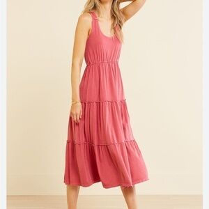 Sundry Tiered Tank Maxi Dress